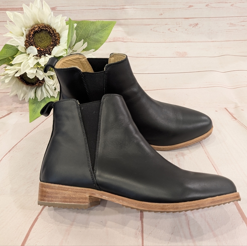 🎉 SALE 🎉 NIB Nisolo Classic Chelsea Black Leather Ankle Boots - Picture 4 of 16